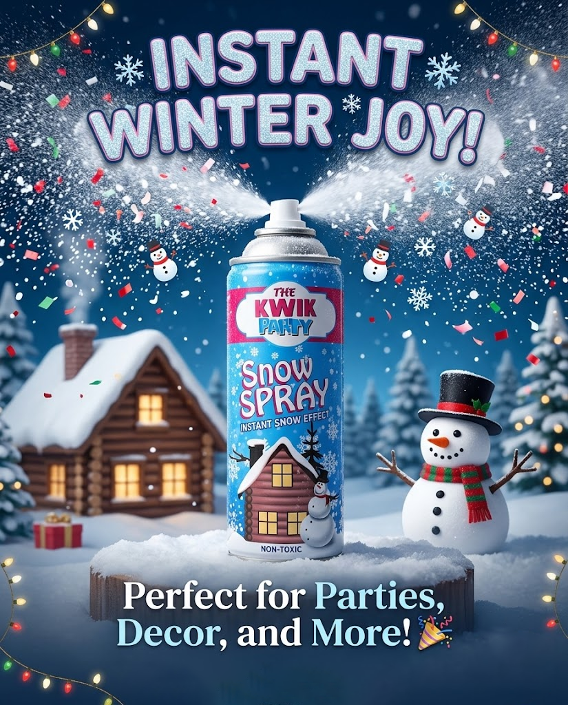 KWIK KRAFT Instant Winter Snow Spray - Image 2