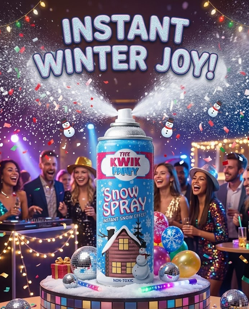KWIK KRAFT Instant Winter Snow Spray